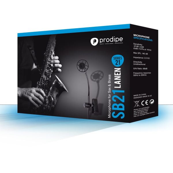 Micrófono para Instrumentos de Viento Prodipe SB-21