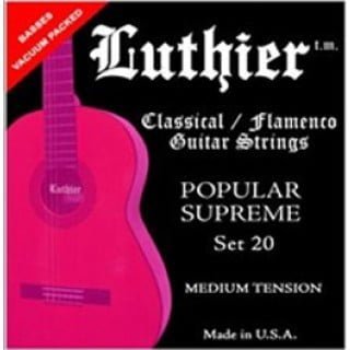 Cuerdas guitarra clásica Luthier set 20