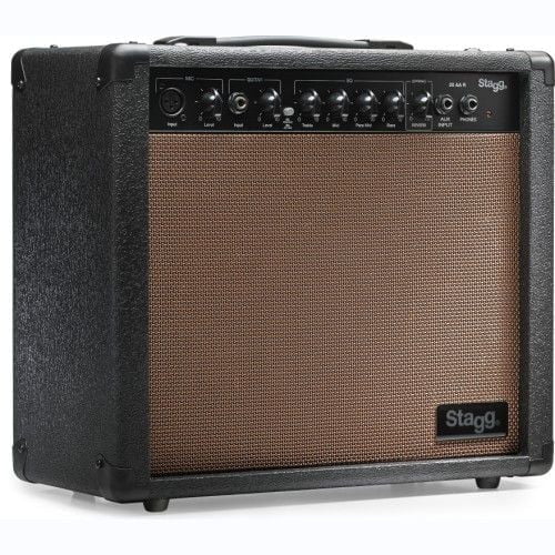 Amplificador de guitarra acústica Stagg 20 AA R 20W