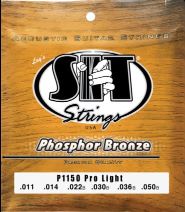 Cuerdas Guitarra Acústica SIT Phosphor Bronze 011-050