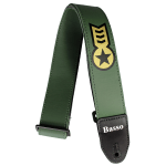 Bandolera de guitarra y bajo Basso verde militar