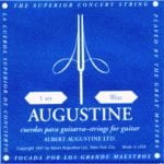 Cuerdas guitarra clásdica Augustine azul