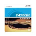 Cuerdas guitarra acústica D'Addario EZ-910 011-052