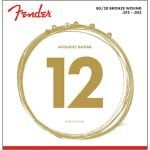 Cuerdas guitarra acústica Fender 70-L 80/20 Bronze 012-052
