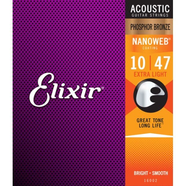 Cuerdas guitarra acústica Elixir Phosphor Nanoweb 16002