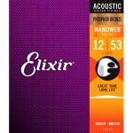 Cuerdas guitarra acústica Elixir Phosphor Nanoweb 16052