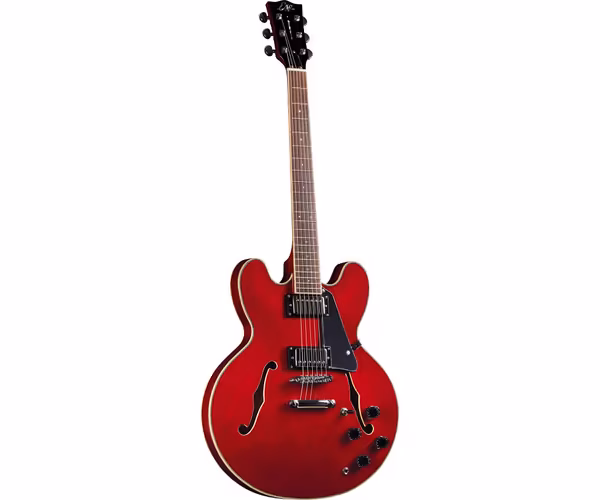 Guitarra eléctrica EKO HOLLOWBODY DOUBLE CUT - CHERRY RED