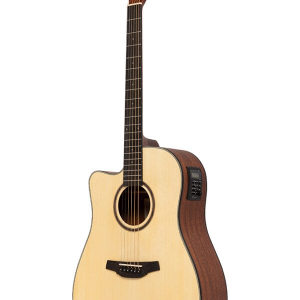 Guitarra electroacústica CRAFTER HD100CE LH ZURDOS