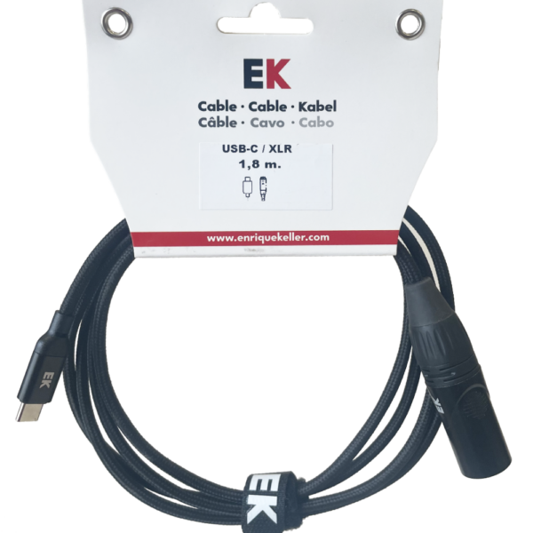 Cable EK USB-C/XLR MACHO